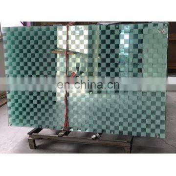 Glass factory high quality decorative art large silk screen printing for glass