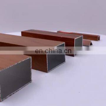 SHENGXIN good quality powder coated paint wood aluminium profiles for sliding windows powder coated for Sri Lanka