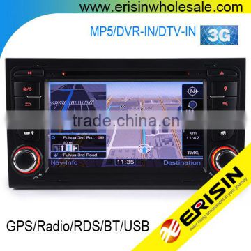 Erisin ES7078A 7" MTK Car DVD Player with GPS 3G RDS for A4