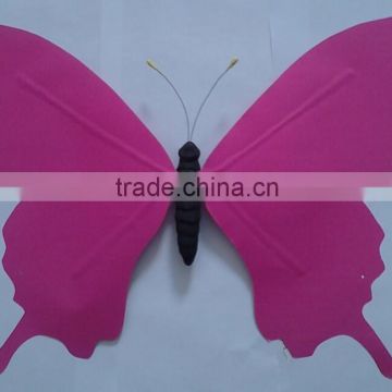 2015 decorative pink color butterfly for shopping mall