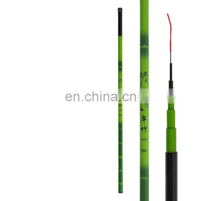 telescopic 2.40m 40-80g China manufacturer OEM cheap price fiber glass telescopic fishing rod