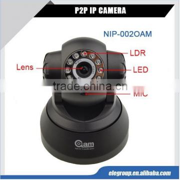 Cheap P2P wireless IP camera Indoor Camera with black & white & true night vision
