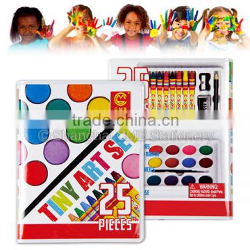25pcs safe travel paint set kids colors rainbow art set