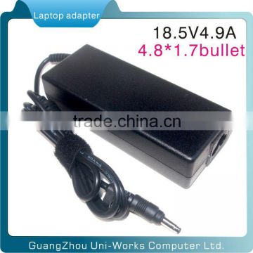 18.5v 4.9a bullet laptop charger adapter