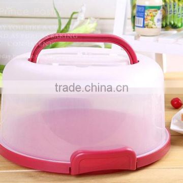 AN179 ANPHY Cake Storage Box Round 8-10 inches PP Cake Carrying Case Matt 31*15.6cm 11cm handles Max Load 5 kilos Crystal Box