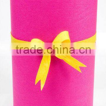 Pink PET non woven fabric