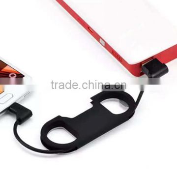 2015 promotional 3 in 1 Bottle Opener USB sync charge Cable usb data cable for Samsung HTC