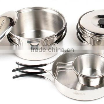 Stainless Steel 2 Person Cook Set