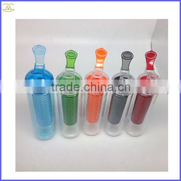 New Products 2016 Fruit Water Bottle Plastic Drink Sports Bottle Detox Water Bottle Fruit Infuser