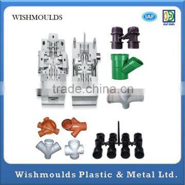 High quality pipe fitting mould plastic injection pipe fitting mould fitting pipe