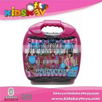 2015 New kids cute bead toy, popular children bead watch set, hot sale DIY string bead toy