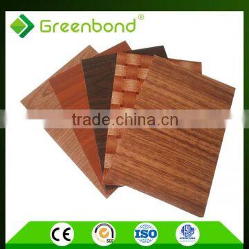 Greenbond wood material for advertising board panel