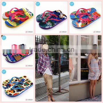 2016 EVA slipper for promotion cheap custom colorful men slippers shoes with in china