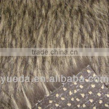 Hi-pile faux fur fabric, high pile fake fur fabric