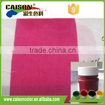 high level sublimation resistant textile printing
