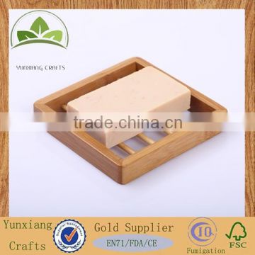 Custom bamboo soap holder , wooden soap dishes , wooden bath soap holder