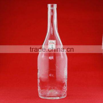 Cheapest glass bottle wholesale 1L liquor bottle empty liquor bottle