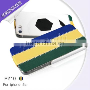 world cup 2014 leather phone case made in china,case for apple iphone 5s , for iphone 5s leather case high quality
