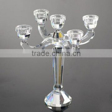 attractive and durable crystal candelabra