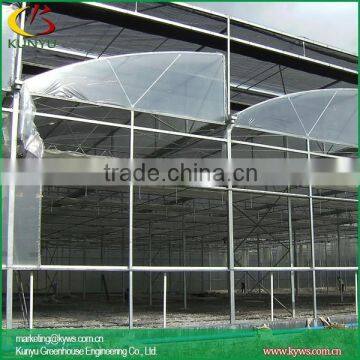 Sawtooth type pvc greenhouse design uv plastic for greenhouses