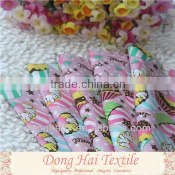 poly/cotton fabric printed fabric comfortable child's clothing