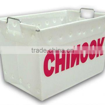 Stackable corrugated plastic tote boxes ,mailing box,postal container
