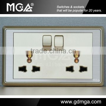 13A double multiple socket & universal socket & multi plug sockets