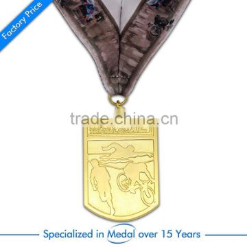 Top selling custom cheap metal enamel souvenir medal