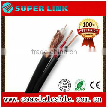 superlink OEM producing KX8 coaxial cable with 2 power cable