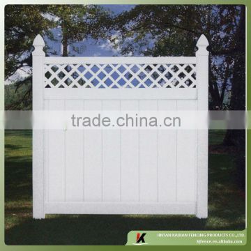 UV protected privacy fence