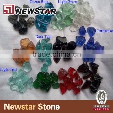 Newstar multicolor glass gravel