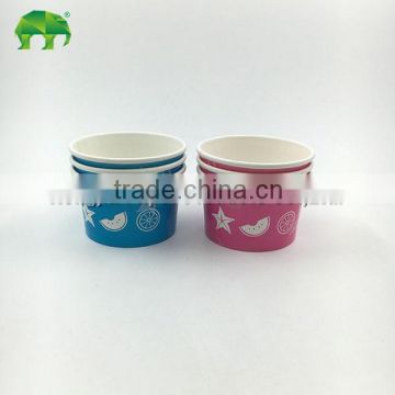 Chinese factory cheap ice cream paper cup design ice cream cup with CE certificate