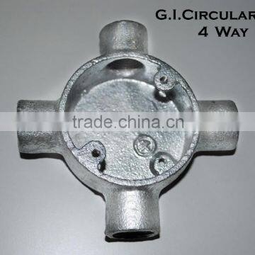 GI Junction Box - Four Way