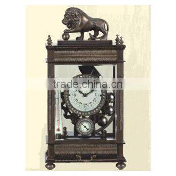 brass antique European royal craft decorative clock