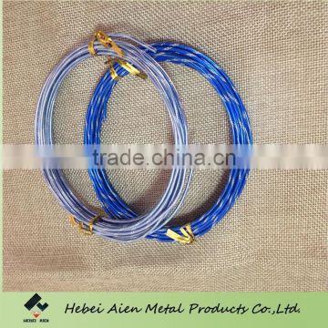 DIY aluminum wire with flower cutting