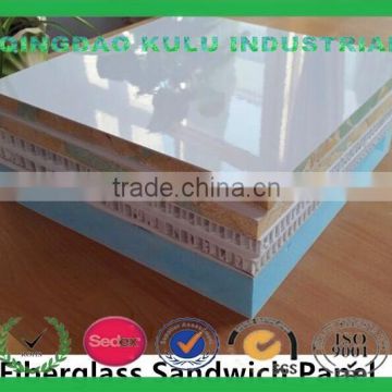 smooth surface fiberglass sandwich panel for truck body