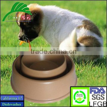 Eco & Bio bamboo fiber colorful pet feeder