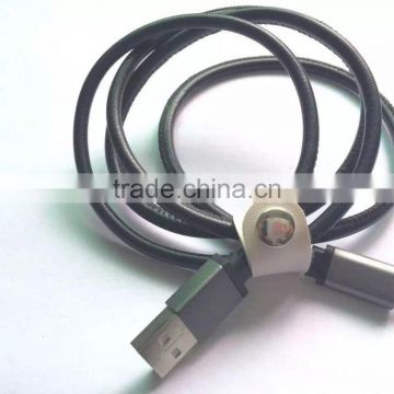 For Common LM 2 connector in 1 cable for iphone and android charging and sync