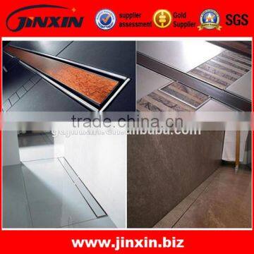 JINXIN 304 linear floor drain with tile insert_linear tile insert drain