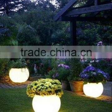 color changing outdoor led flower pot lighting