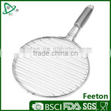 barbecue wire mesh with folding handle