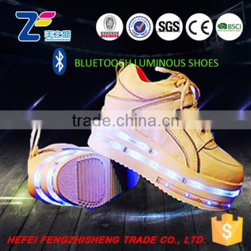 HFR-ZS-1 2015 bluetooth twin lamp USB retail led light up shoes
