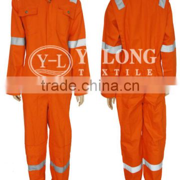 red fireproof suit for industry workwear
