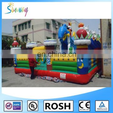 2016 Sunway Guangzhou Giant Commercial Inflatable Jumping Castle Slide for Kids