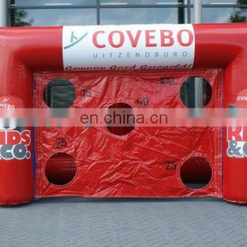 high quality inflatale soccer game football soccer goals