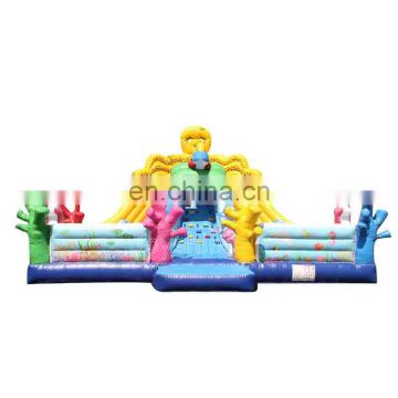Coral Reef Bouncy Castle Inflatable Bouncer Playground For Kids Jumping