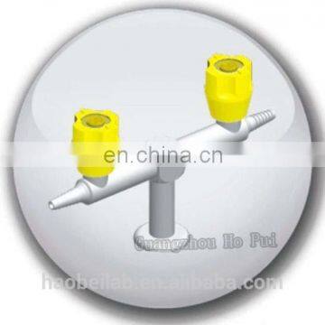 double outlet gas tap/laboratory gas tap fittings