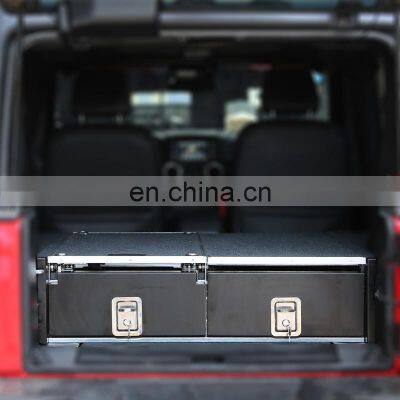 OEM 4x4 Offroad Pickup SUV Privacy Trunk Bed Security Shield Car Storage Rear Container Drawer Locker Tool Organizer Manufacture
