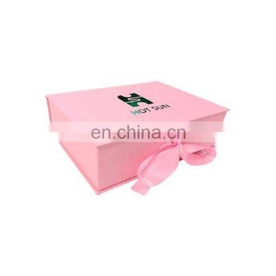 luxury custom printed or gold stamping logo rigid cardboard cosmetics product packaging square gift box