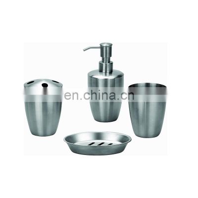 Classic design round shape aluminium bathroom accessories, soap dispenser